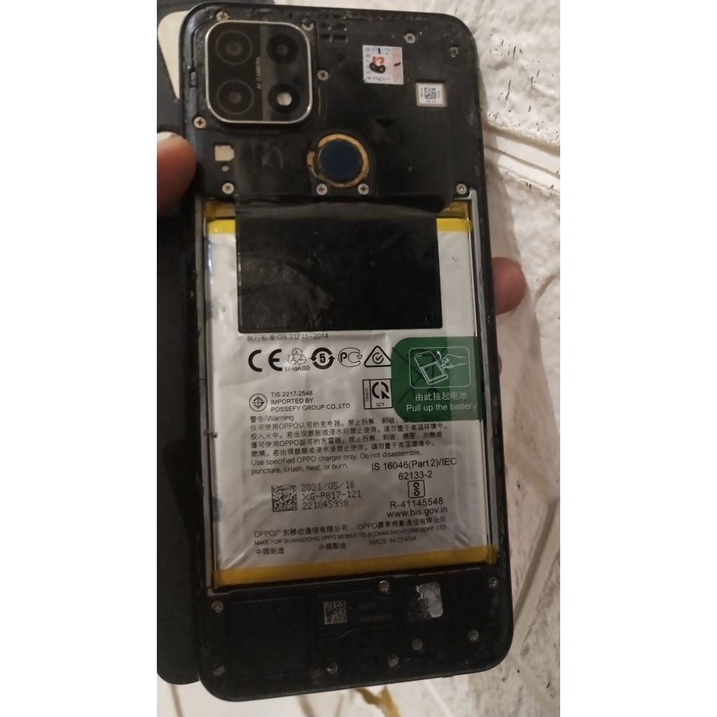 oppo a15 ori minus lcd