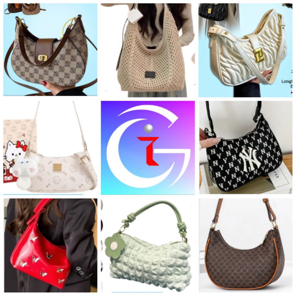 Gij. Tas Hobo Shoulder Bag Tas Selempang Bahu Wanita Premium Import A4021 Z3673 Z1307 A37745 T2113 Z