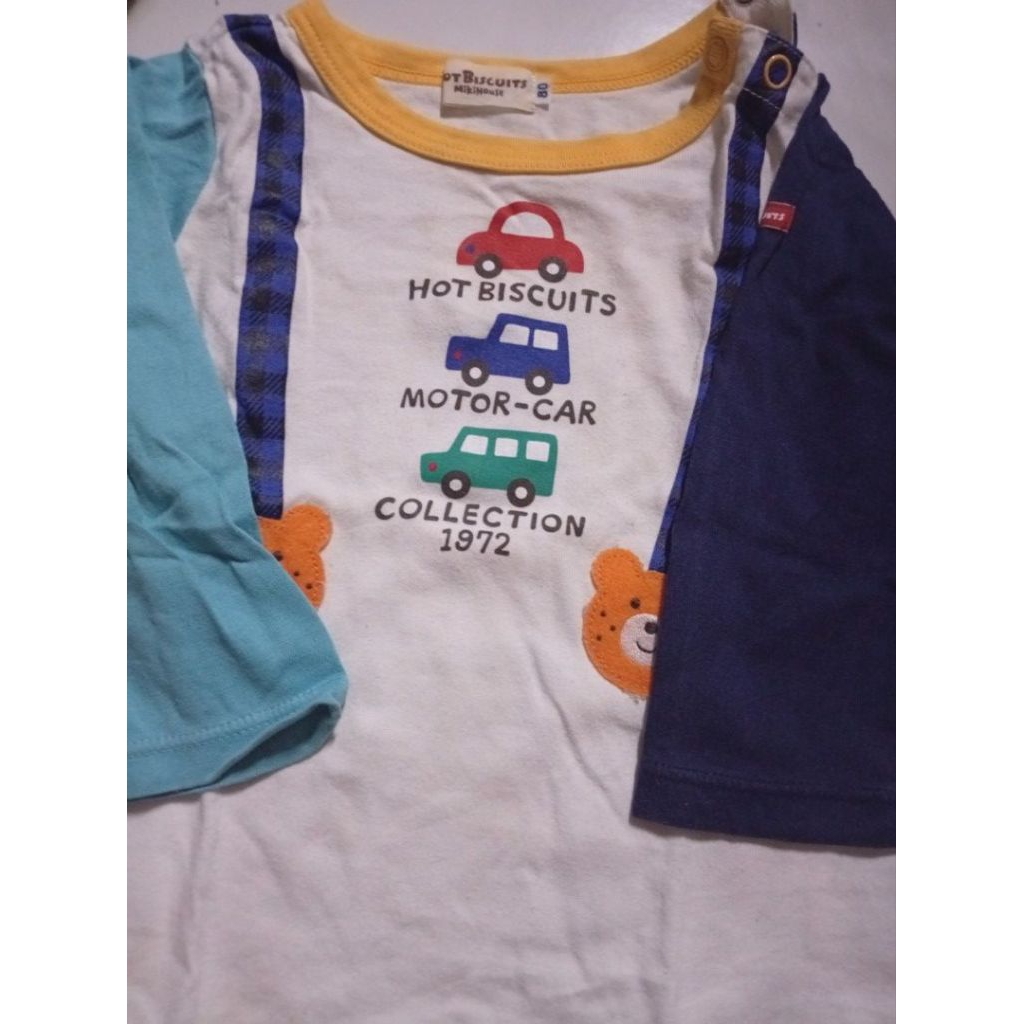 kaos lengan panjang Miki house