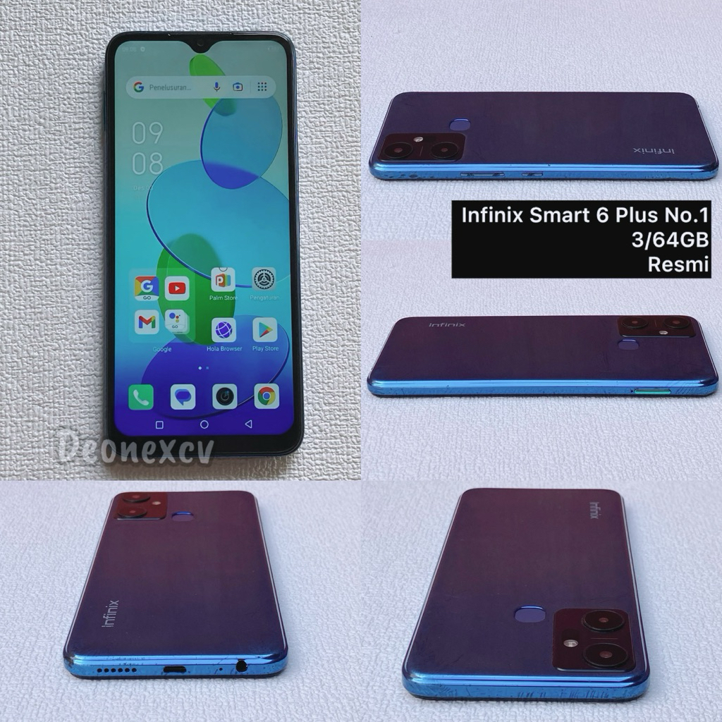 Infinix Smart 6 Plus 3/64GB Resmi Minus
