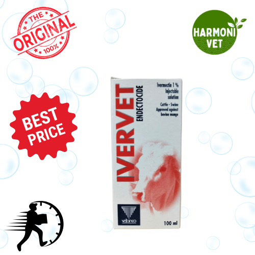 IVERVET 100 ml IVERVET OBAT GUDIK ECTO ENDO PARASIT
