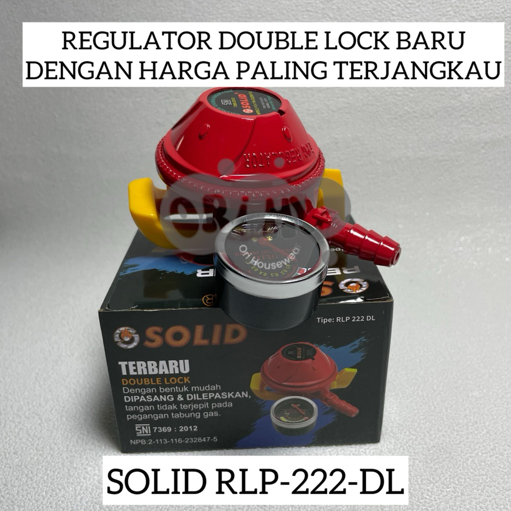Regulator Kepala Gas Solid DOUBLE LOCK RLP-222-DL