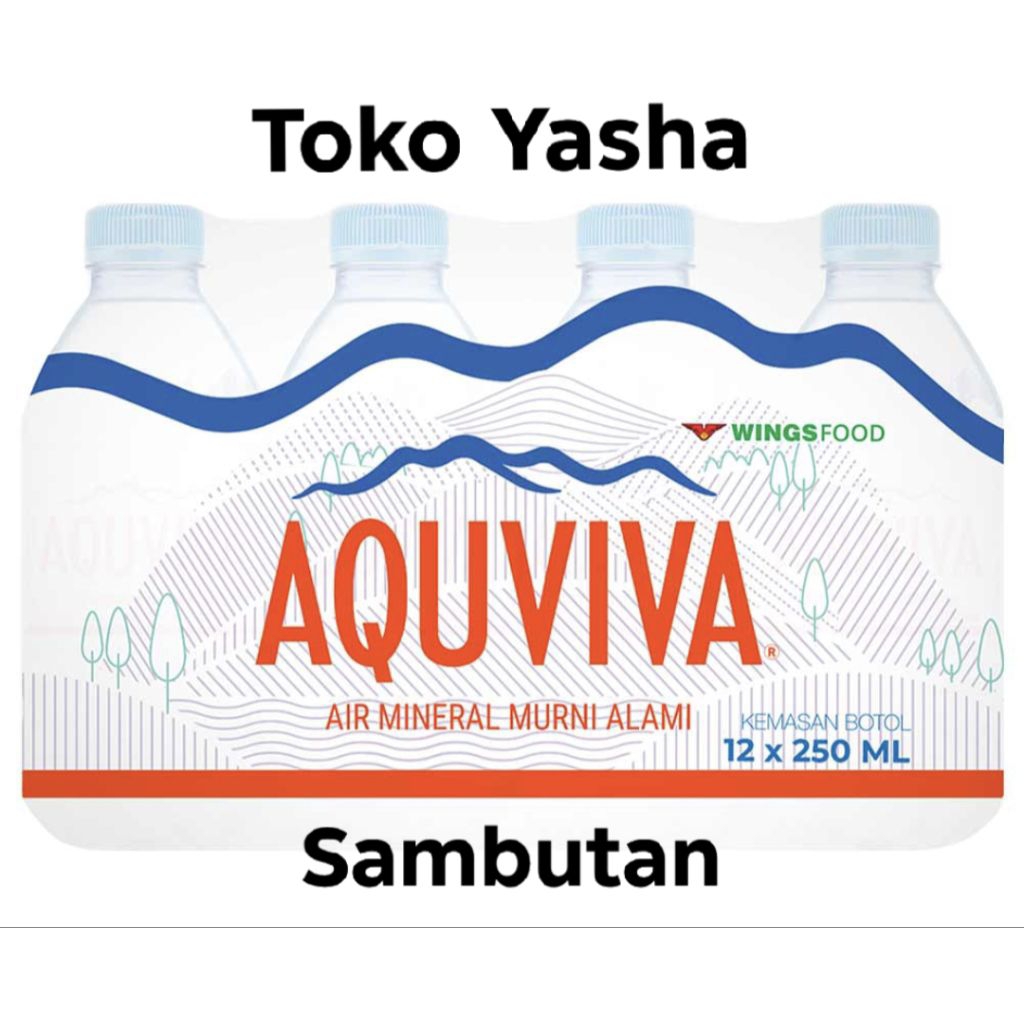 Aquviva 250 ml isi 12 botol