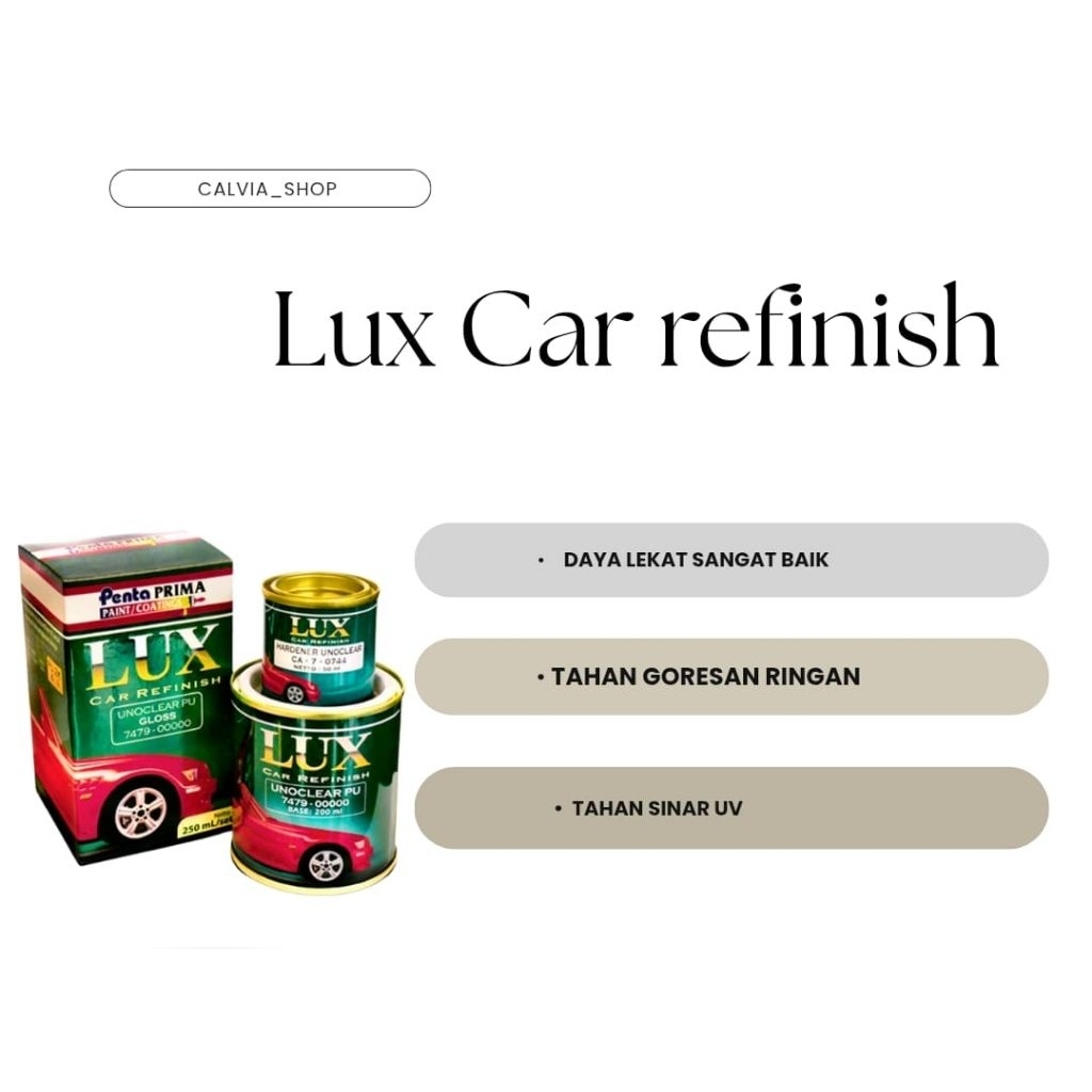 Clear gloss LUX anti gores mobil motor 250ml