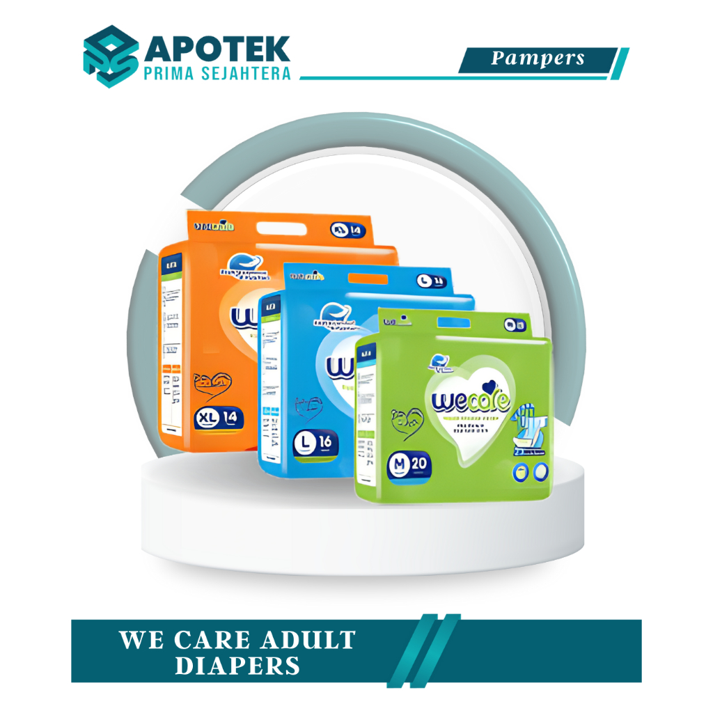 We Care Pampers Adult Diapers M L XL - We Care Popok Dewasa Perekat