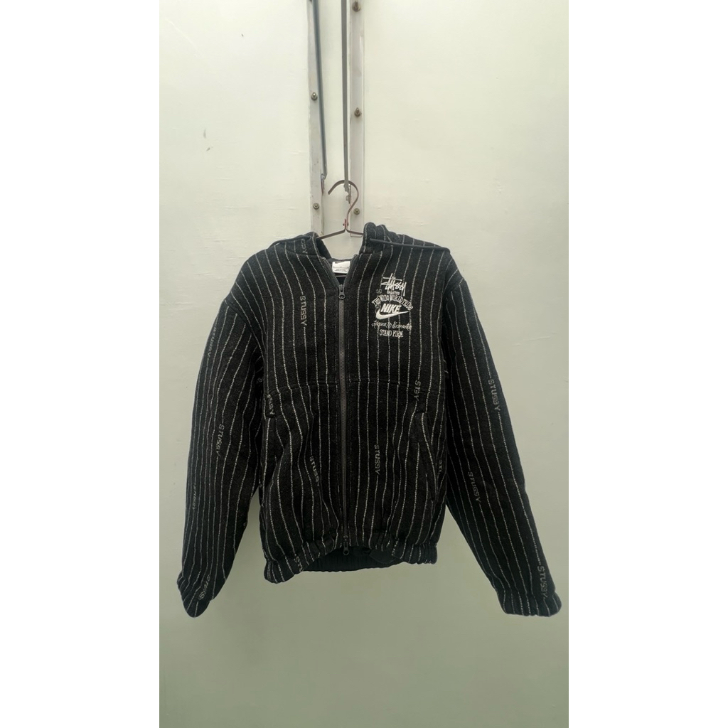 Nike x Stussy Striped Wool Jacket