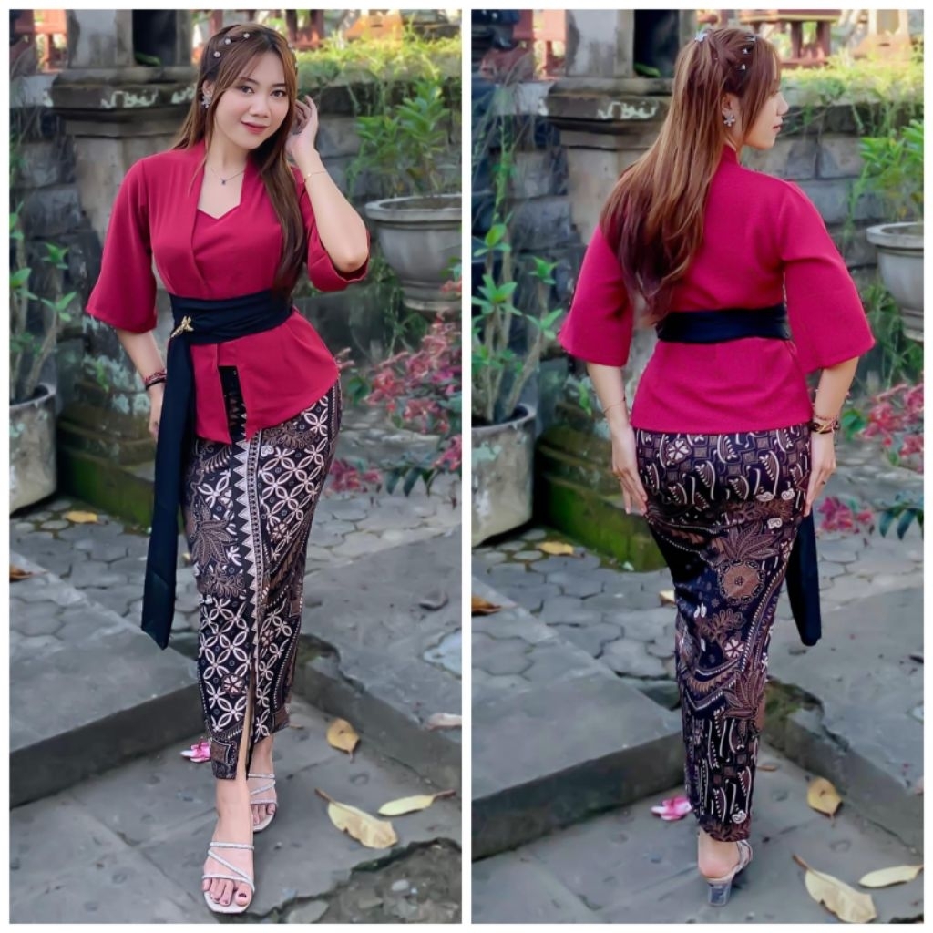 One Set (Satu Setel) Kebaya Strait Bali/Kebaya Bali
