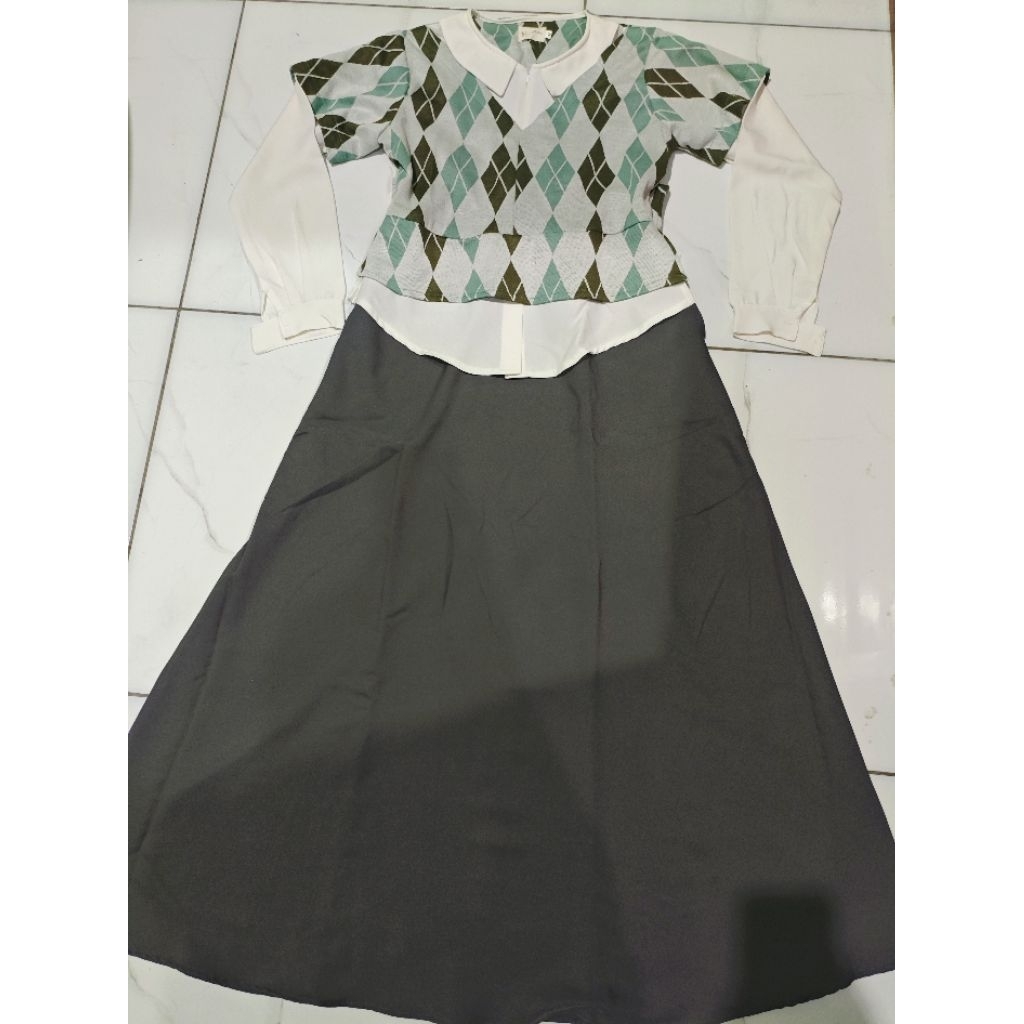 PRELOVED JILBRAVE (JAZLYN DRESS)