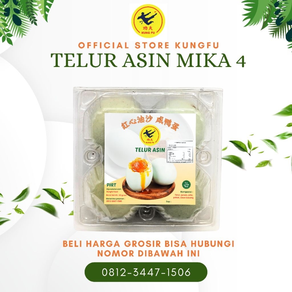 TELUR ASIN MIKA ISI 4 BUTIR