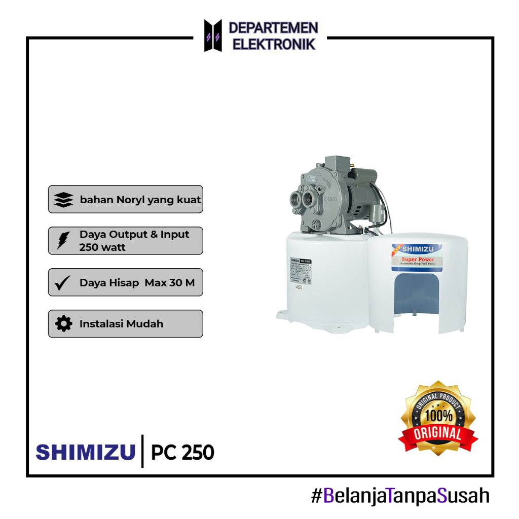 POMPA SHIMIZU JET PUMP PC 250 WATT 250