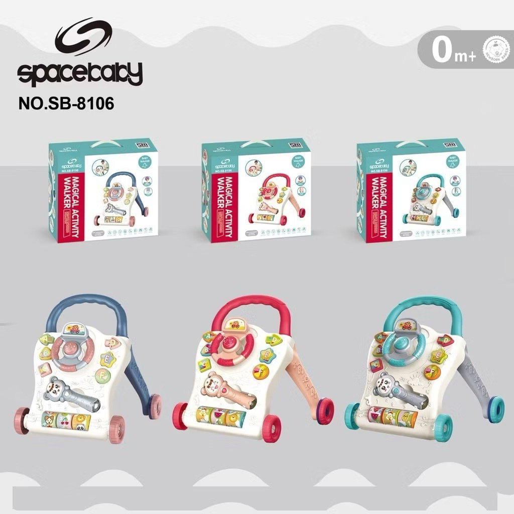 Push Walker Spacebaby Anak SB8106 / Alat Jalan Anak SB-8106