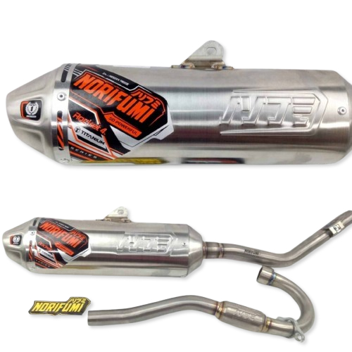 KNALPOT NORIFUMI ROCKET 4SE TITANIUM - BORE UP - KLX 140