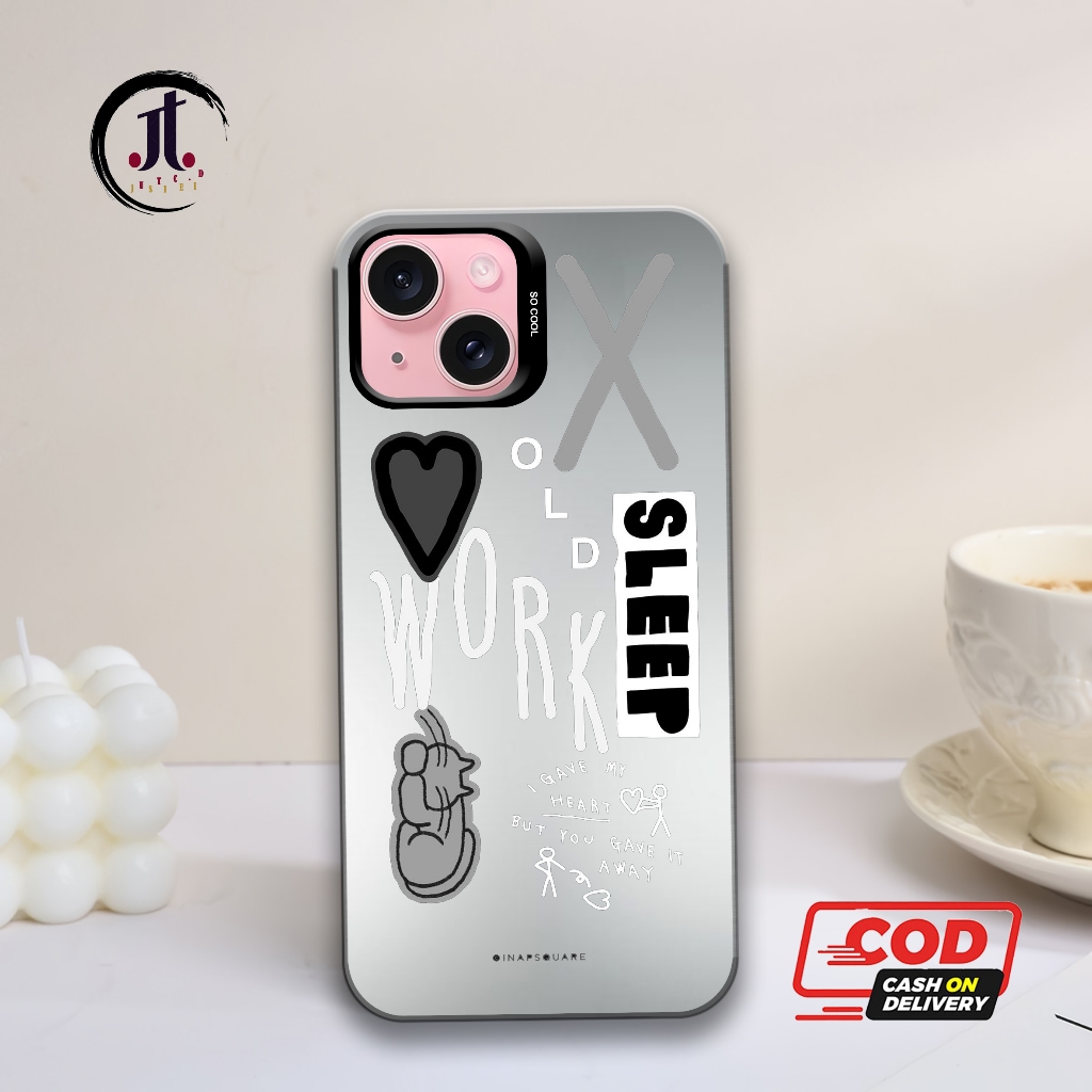 Justyce.id Softcase Casing IMD Black Ready For Hp REALME C20 / C11 2021  - Case HP Silicone Hologram