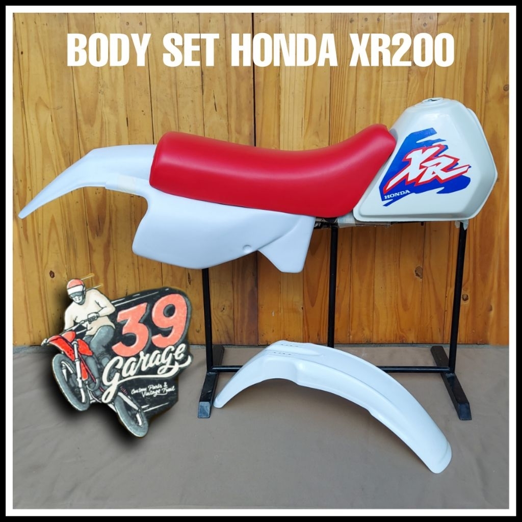 body set honda XR 200 cover set honda XR200 bodi kit XR200 body trail klasik cover set trail tua