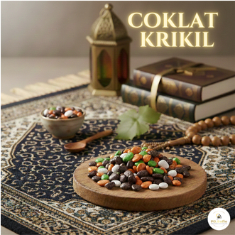 Coklat Kerikil Arab | Permen Coklat Arab Batu KrikiL