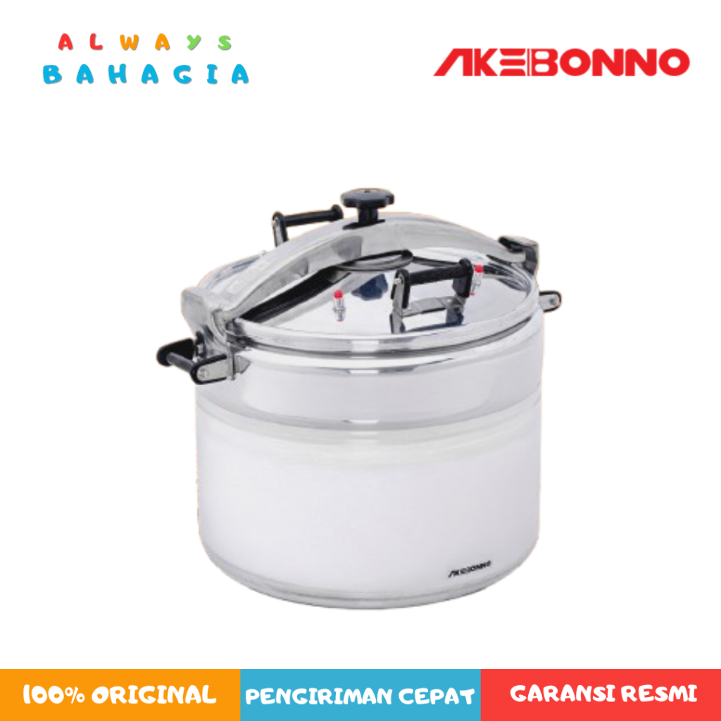 Akebonno APC-08 Pressure Cooker Panci Presto Bahan Alumunium Kapasitas 8 Liter