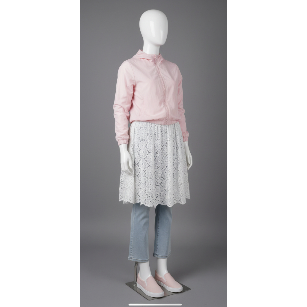 Lace Skirt Korean Style – OOTD Rok Wanita Remaja