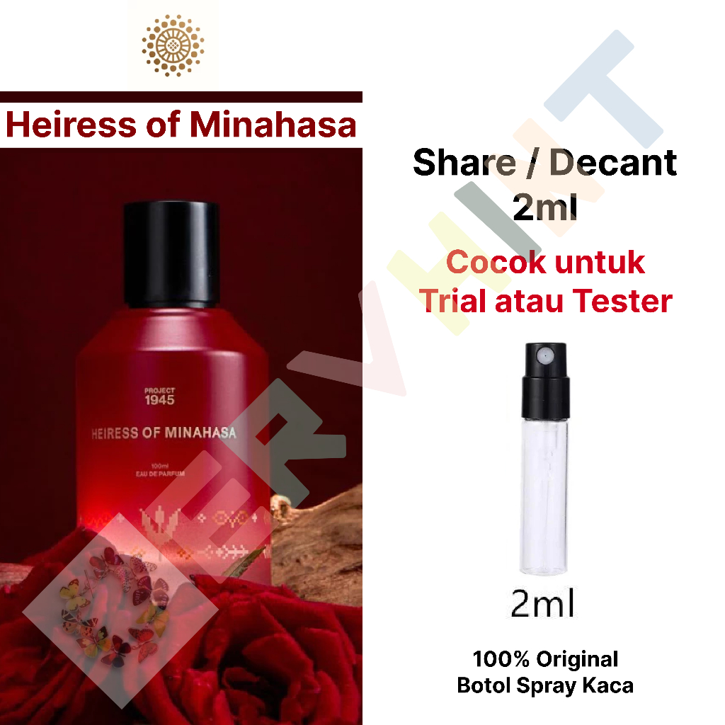 [Decant Parfum] Project 1945 - Heiress of Minahasa EDP (Eau de Parfum) | Spicy Amber | Unisex