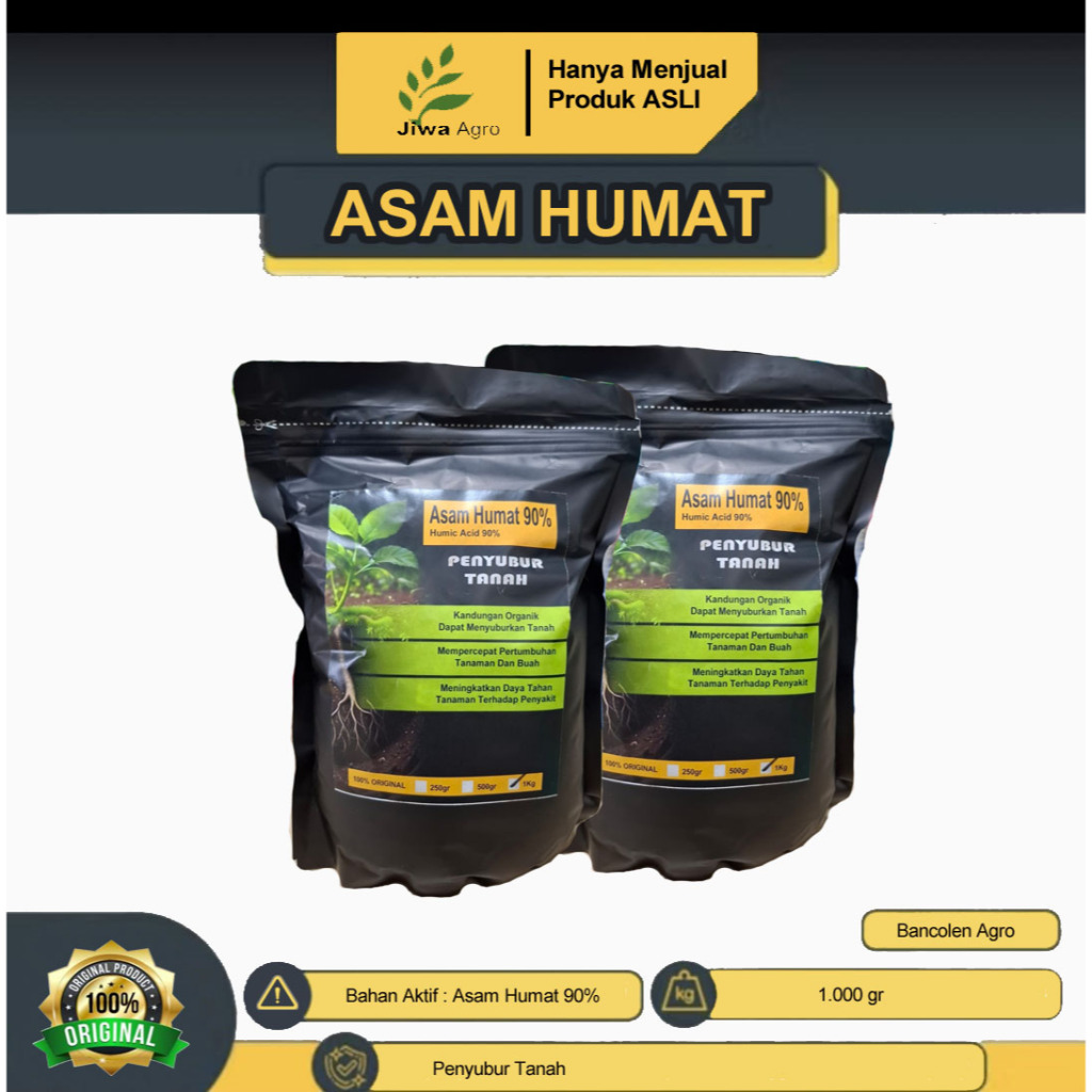 Asam Humat 90 % 1 Kg