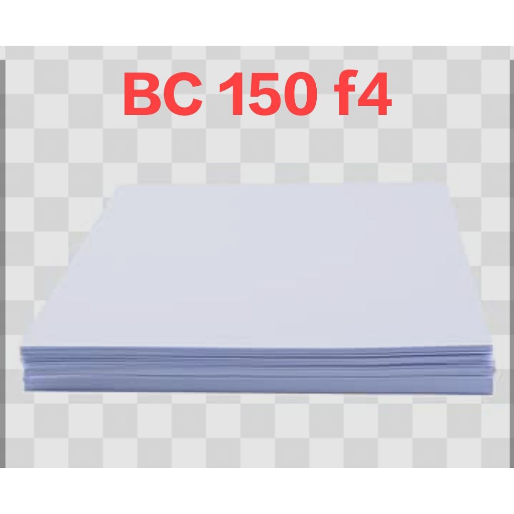 KERTAS BC 150 gsm PUTIH ukuran F4(folio)