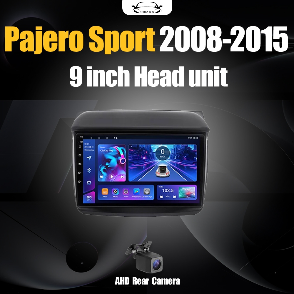 Android 14 Head Unit 9" IPS For Pajero Sport 2008-2015 Head Unit 8 Chip Nuklir 8+64GB/8+128GB Androi
