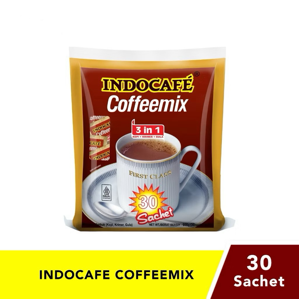 Kopi Indocafe Coffeemix Pack 30 Sachet
