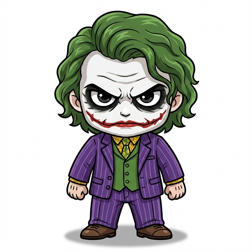 Mainan Action Figure kecil susun rakit Joker