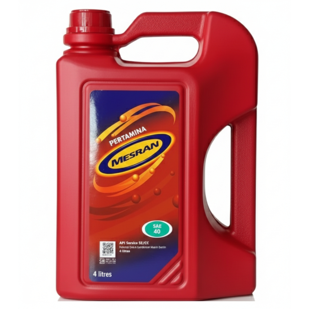 Oli Pertamina Mesran SAE 40 4L Untuk Mobil Tua Bensin Diesel Oli Pelumas Mesin Mesran SAE 40 4 Liter