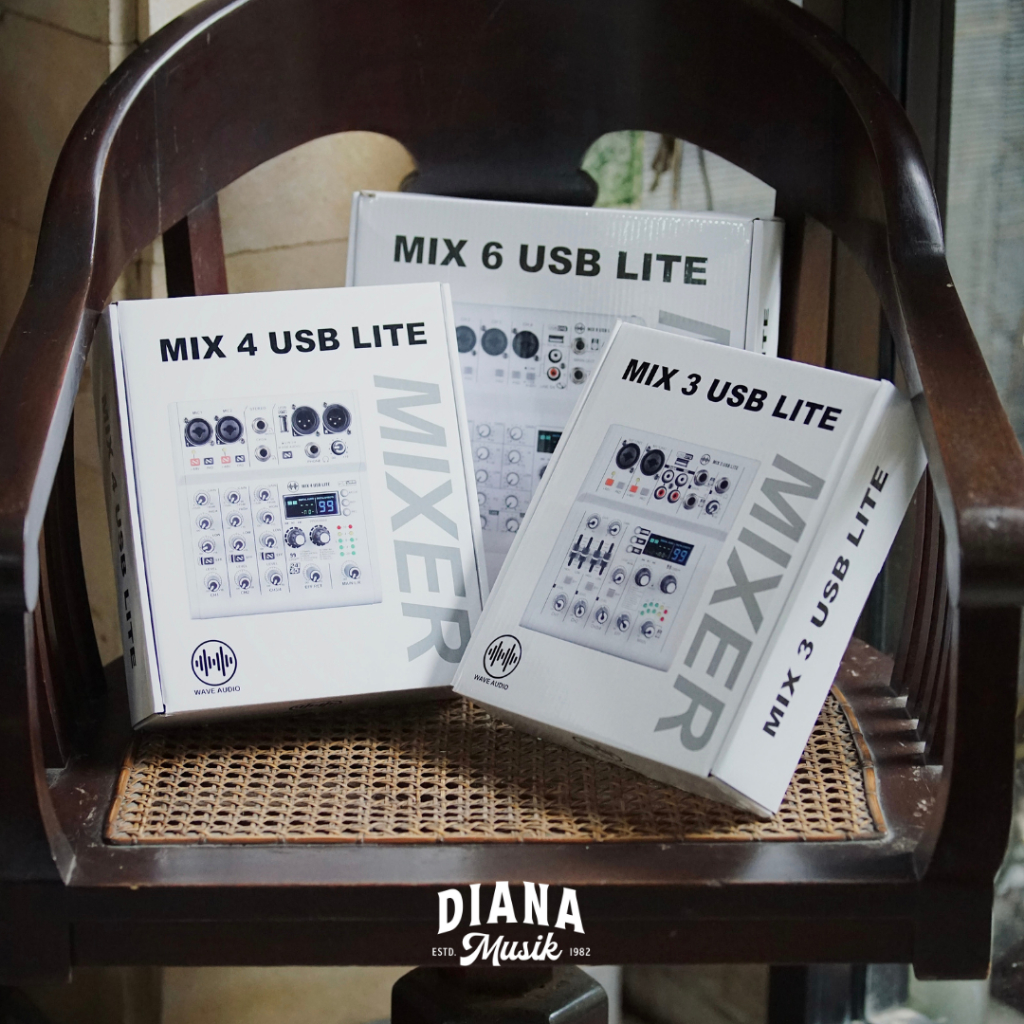 Mixer Wave Audio MIX USB LITE Series