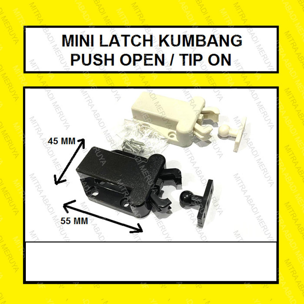 Tip On Kumbang Push Open Latch Minilatch Push To Open Mini Latch