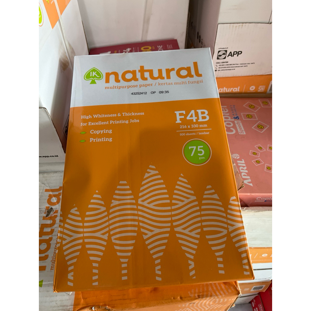 KERTAS  HVS F4  (1 RIM)