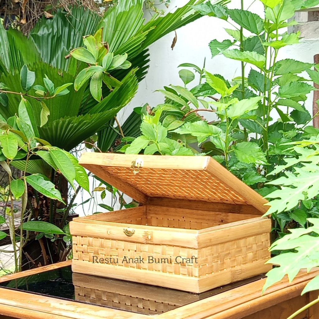 Box kue wadah toples kotak hampers dan parcel dilengkapi engsel ukuran 20x30cm |  Hantaran | Hampers