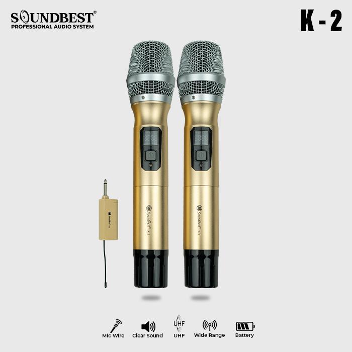 MICROPHONE WIRELESS SOUNDBEST K 2