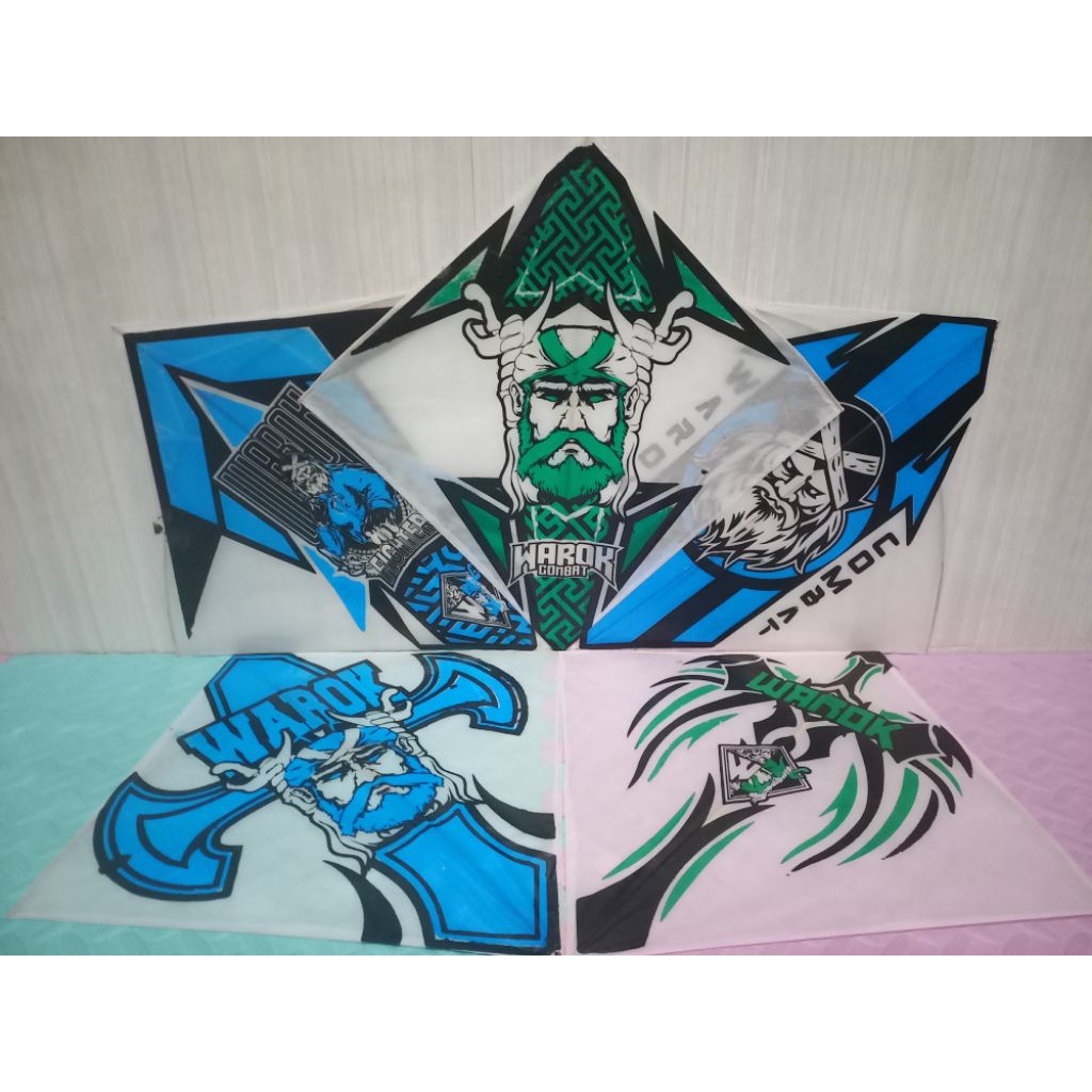 layangan warok super lilitan isi 10,layangan warok super  lilitan