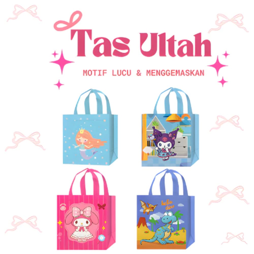 KidsBaggie Tas Mini Cute Unicorn Souvenir Ulang Tahun / Goodie Bag Hampers Souvenir/Tas Kado DZ13