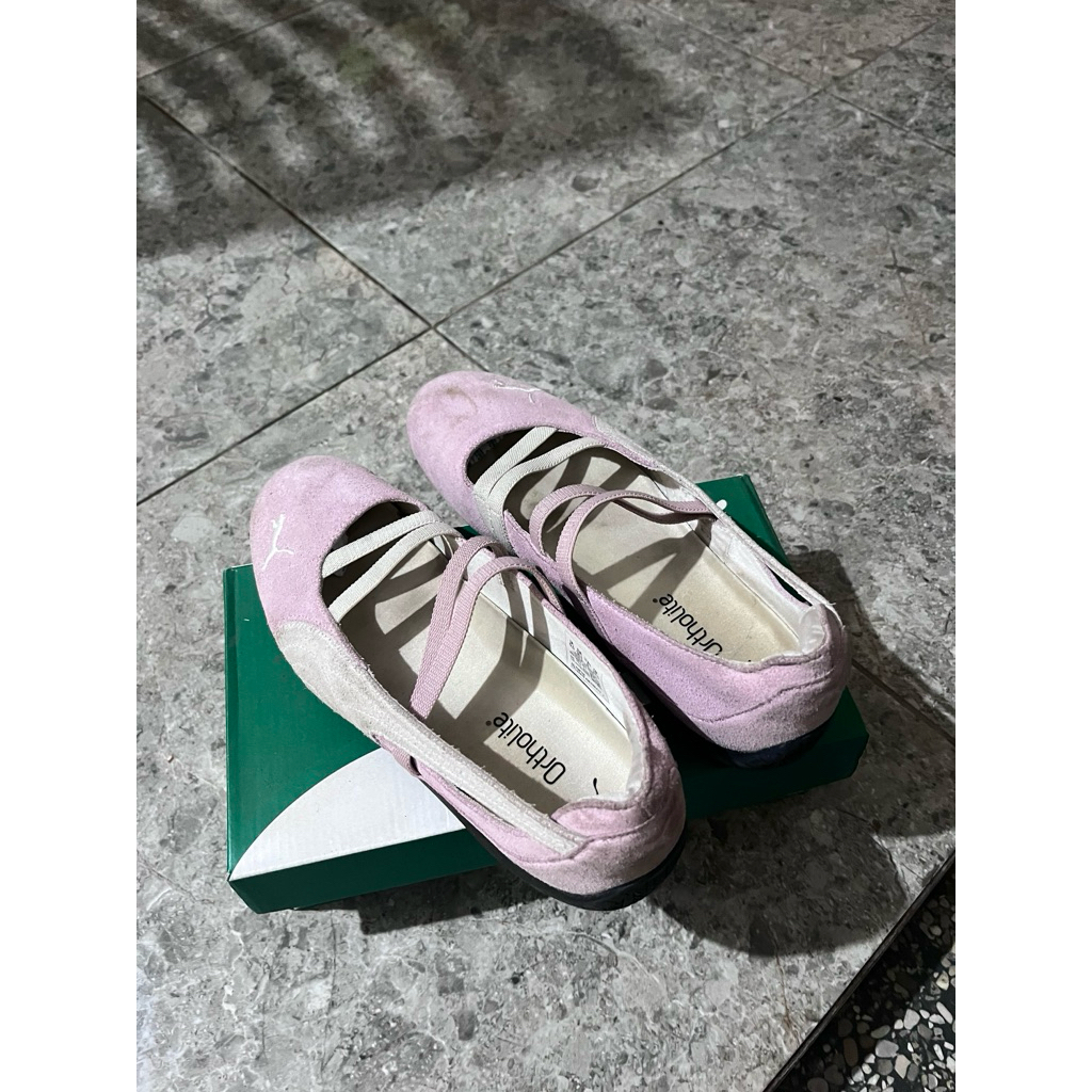 Puma speedcat ballet white pink suede