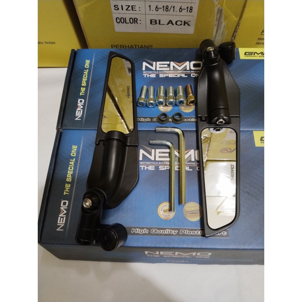 SPION WINGLET UNIVERSAL NEMO 1367-6 SPION KACA WINGLET HONDA YAMAHA VARIO BE..