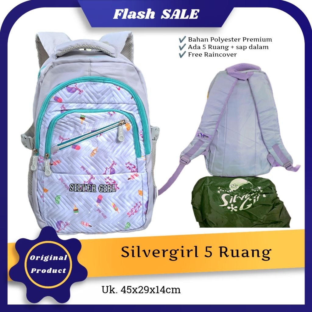 Ransel ALTO Girl Pelangi Tas Sekolah Altogirl Anak Perempuan SD