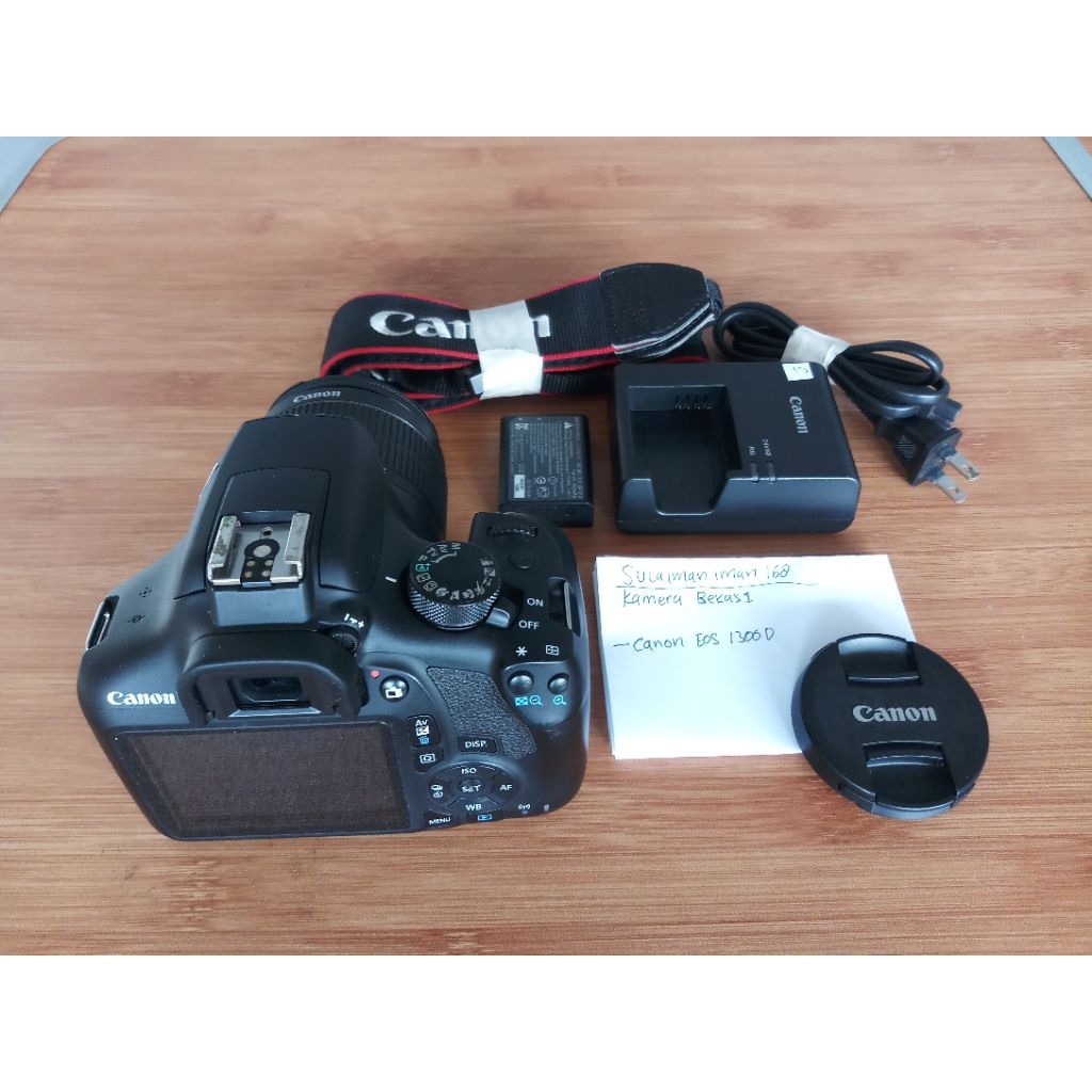 Canon eos 1300d bekas mulus