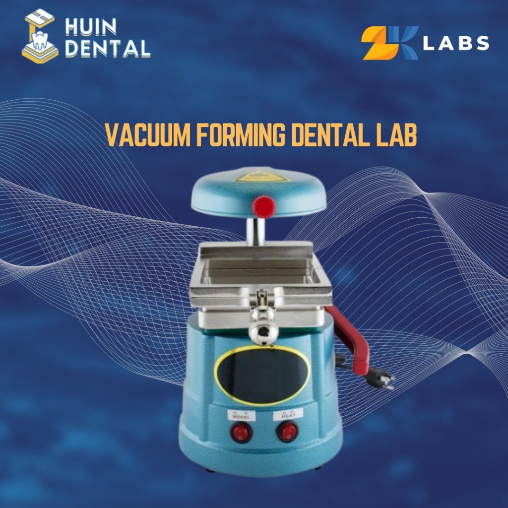 ZKLabs Vacuum Forming Dental Lab Retainer Alat Vakum Former Gigi