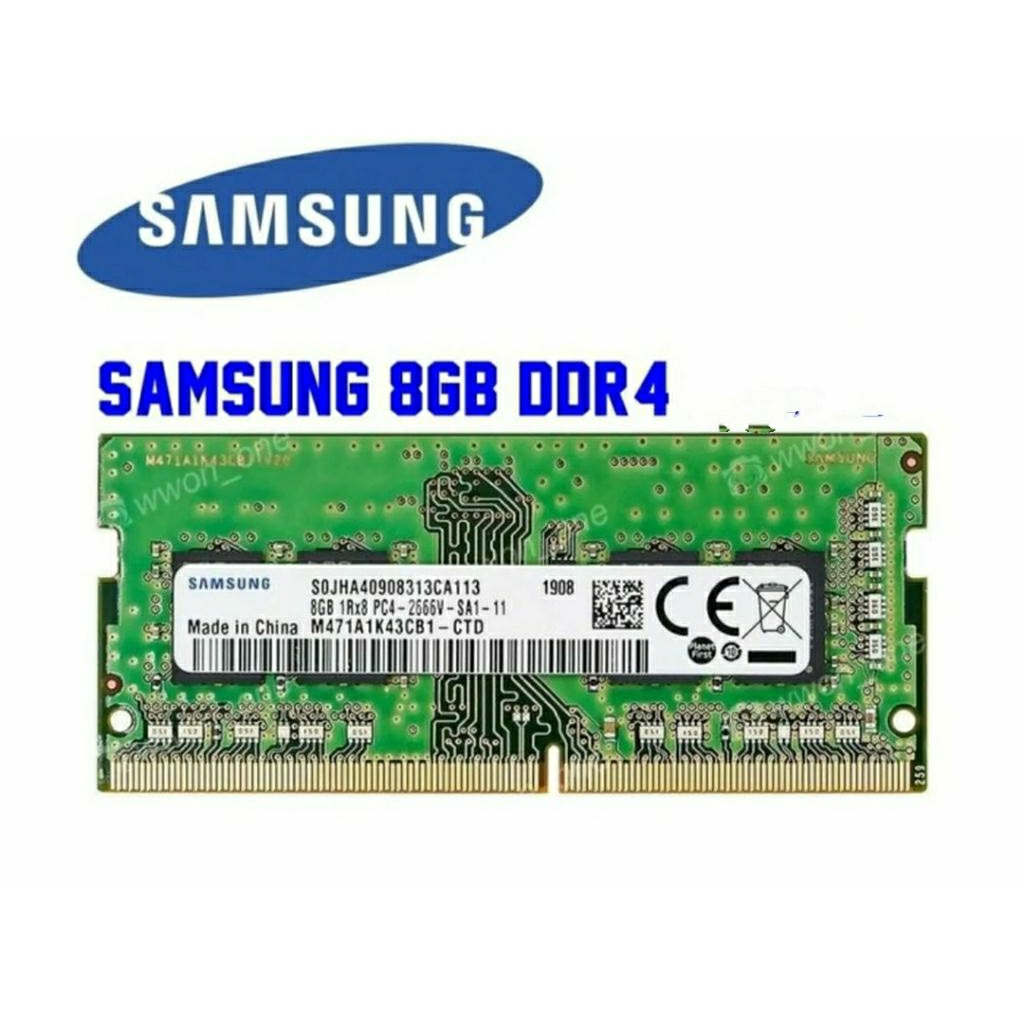 Ram merk Samsung ddr4 8gb