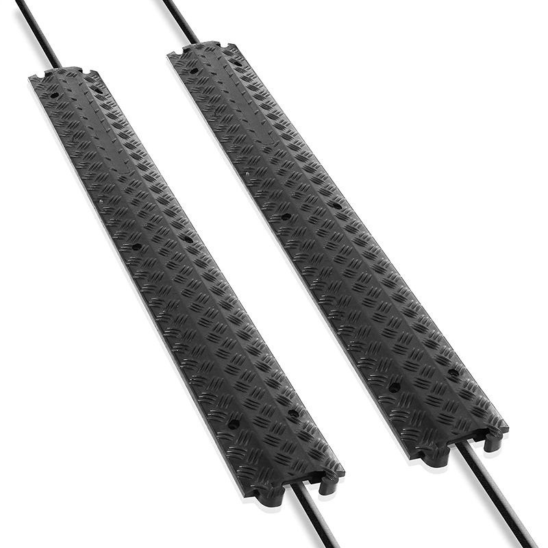 Cover Kabel Lantai Penutup Saluran Tahan Ducting Listrik 1 Meter Duct Hitam Gudang Estetik