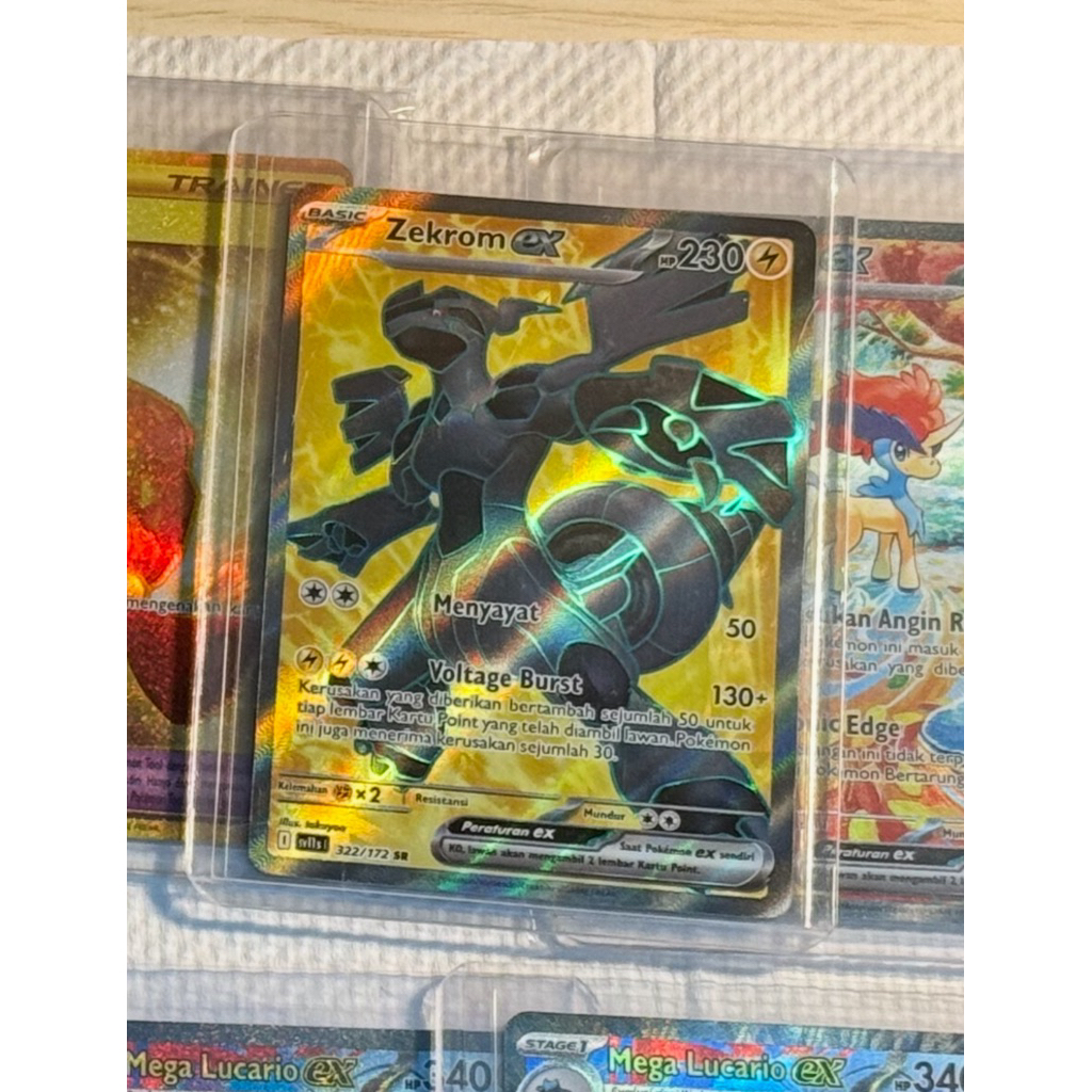Zekrom pokemon Indonesia SR