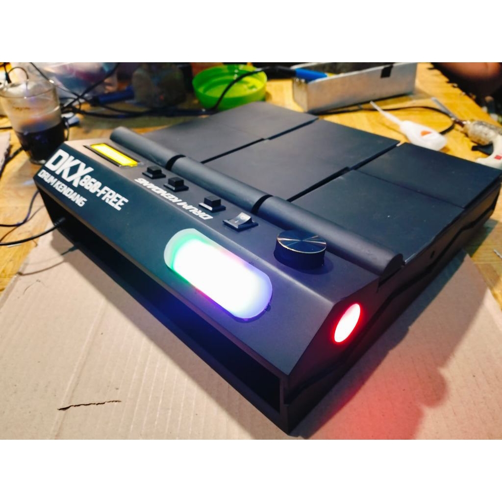 kendang elektrik rakitan DKX 860 multipad modul esp32