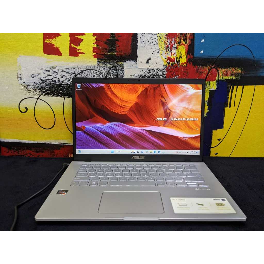 Laptop Asus X409 Ryzen 5 3500U 8/256+HDD 1TB Backlit murah