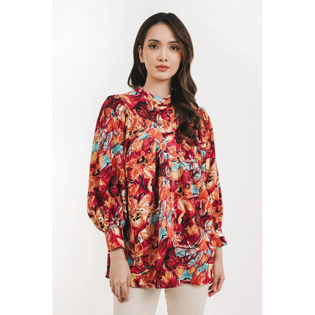 New Benang jarum camila blouse size s