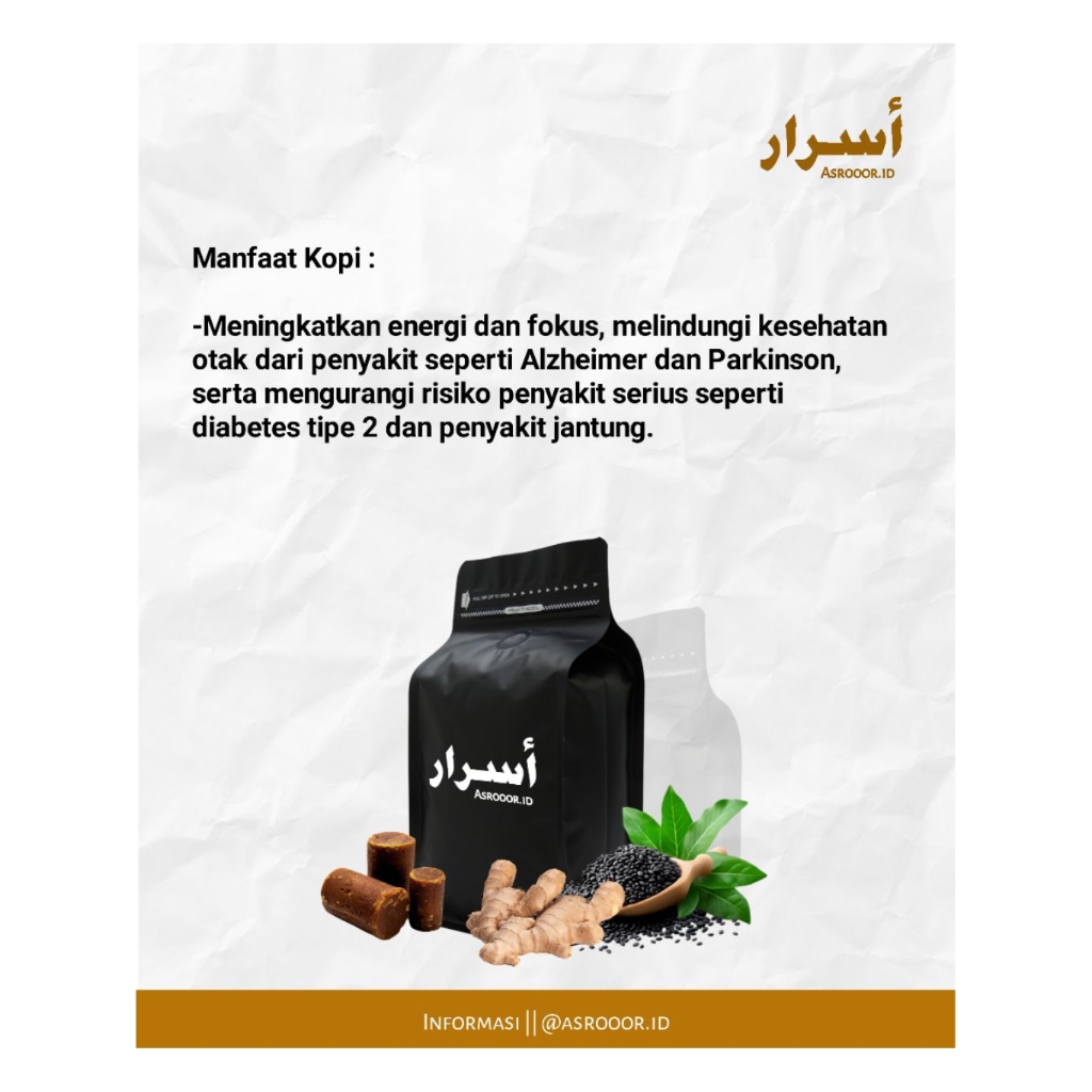 Kopi/Qohwah Asroor 200gr