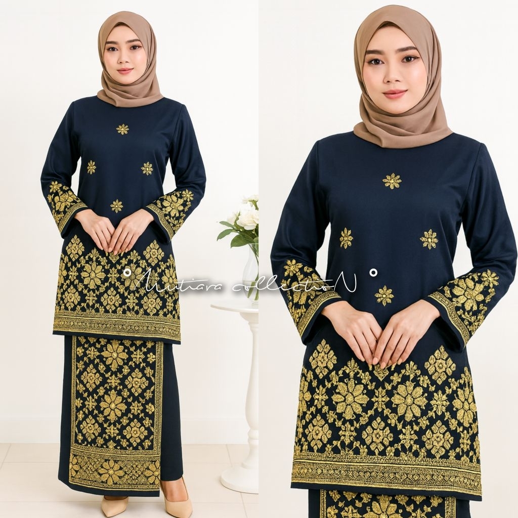 SETELAN BAJU KURUNG BORDIR SONGKET