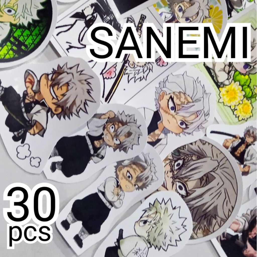 Stiker Sanemi Demon Slayer 30 pc Anime Sanemi Demon Slayer