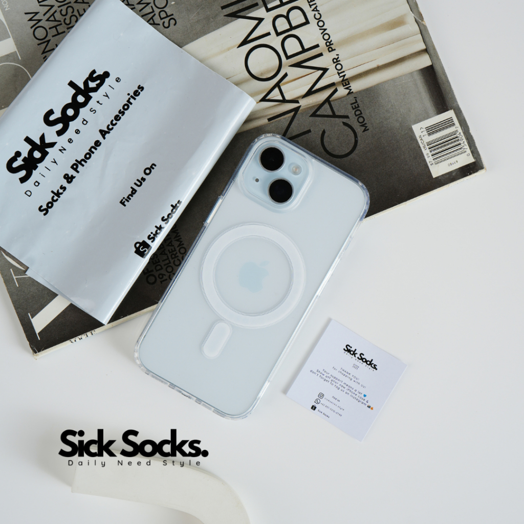 HaloPure Magsafe Clear Case Iphone Anti Jamur Anti Kuning